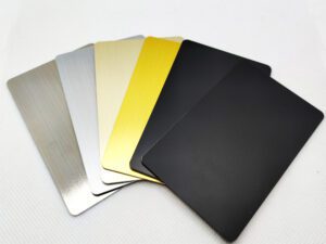 Custom NFC Ntag213 Chip Metal Business ID Cards