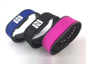 NFC RFID Access control waterproof custom silicone bracelet /wristbands