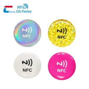 NFC Customize Anti-metal Epoxy Tag Sticker for Social Media