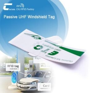 RFID Printable Tag On Car Windshield For Vehicle Access Control