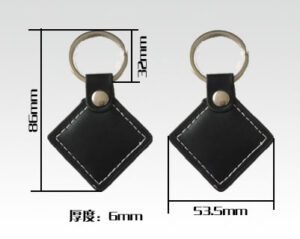 RFID Leather Key Tags For Access Control