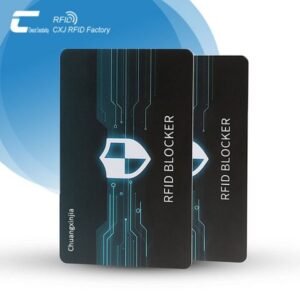 RFID E-Field Tech for Identity Theft Protection Blocking Card